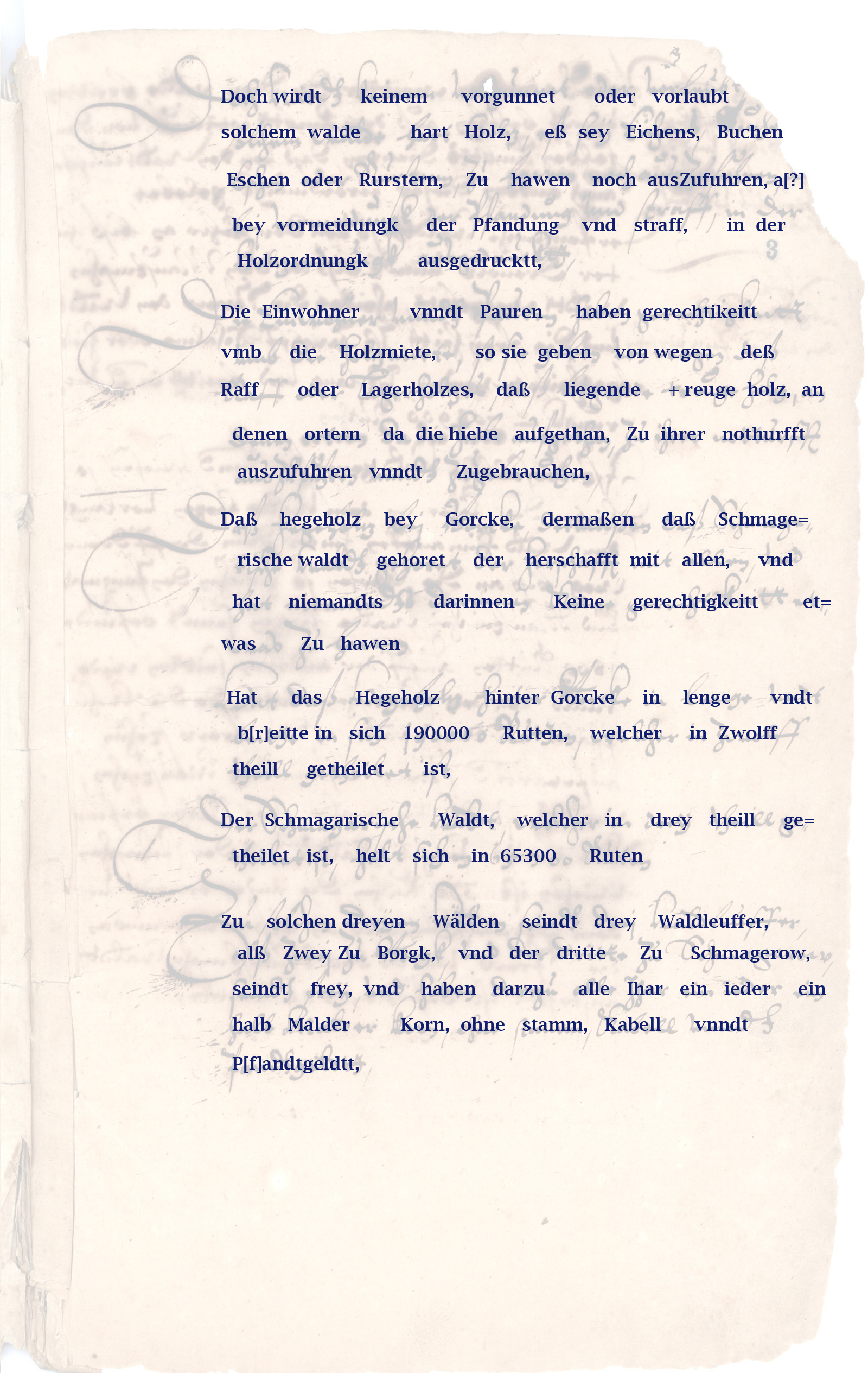 Blatt 3, vorn